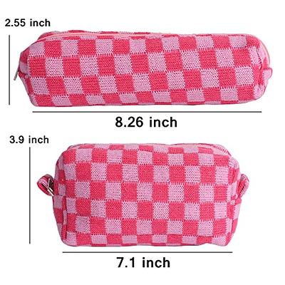 LYDZTION Cosmetic Bag for Women,1Pcs Large Capacity Makeup Bags and 1Pcs  Pencil Case Makeup Brushes Storage & Travel Toiletry Bag Organizer,Rose Red  - Yahoo Shopping