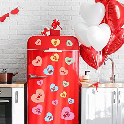 38 Pieces Heart Stickers Garage Door Heart Stickers Valentine's Candy Heart  Colorful Self Adhesive Heart Label Decals for Valentine's Day Garage Car  Envelope Seal, 6 Colors - Yahoo Shopping