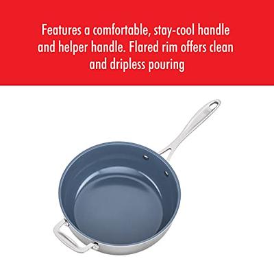 Zwilling Energy Plus 13-Piece Stainless Steel Ceramic Nonstick Cookware Set  - Sam's Club