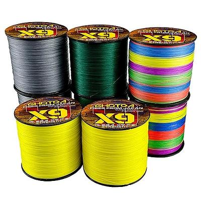 anezus Fishing Line Nylon String Cord Clear Fluorocarbon Strong