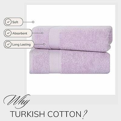 Premium Turkish Cotton Bath Towels Set - [Pack of 6] 100% Turkish Cott