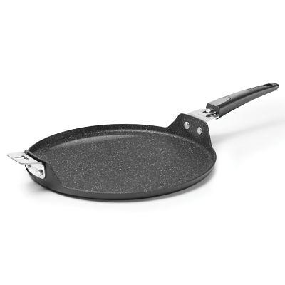 Kenmore 14 in. Cast-Iron Pizza Pan, Black