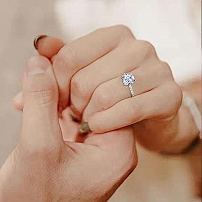 Thoughts Please: Fake ring photos / Ring size (2 and 3 carat on