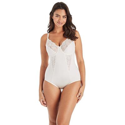 Women's Maidenform® Firm Control Shapewear Lace-Trim Body Shaper 1456, Size:  40 C, White - Yahoo Shopping