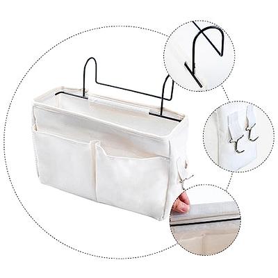 FOMIYES 1pc Sundries Hanging Basket Pocket Organizer Pouch Dormitory Hanging  Bag Nightstand Table Practical Storage Bag Practical Basket Dormitory  Storage Bucket Phone Organizer White - Yahoo Shopping