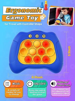 Quick Push Pop Game Fidget Toys, Electronic Light Up Pop Controller  Handheld Travel Games, Relief Party Favors, Birthday Gifts for Boys and  Girls 