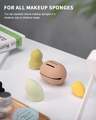 Silicone Makeup Sponge Storage Box, Convenient & Ventilated Silicone Sponge  Holder, Reusable & Portable Sponge Travel Case, Suitable For All Sponges