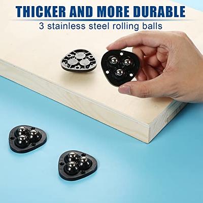 Self Adhesive Mini Caster Wheels, 360 Degree Wheels for Appliances, Appliance Wheels for Small Kitchen Appliances, Mini Swivel Wheels for Storage Box