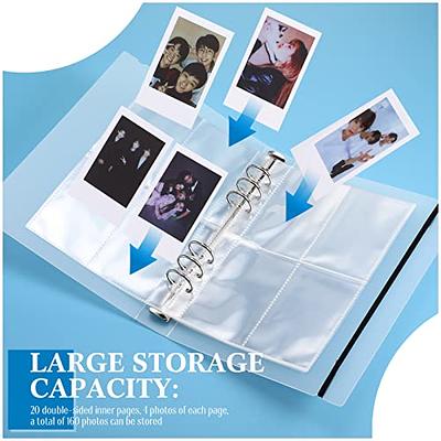 200 Pockets Photocard Binder Kpop Photocard Holder Book,Portable Photo  Album,Shiny Clear Binder Cover Refillable Notebook for Mini Instax,Business  Card,Postcards or Picture Storage : : Office Products
