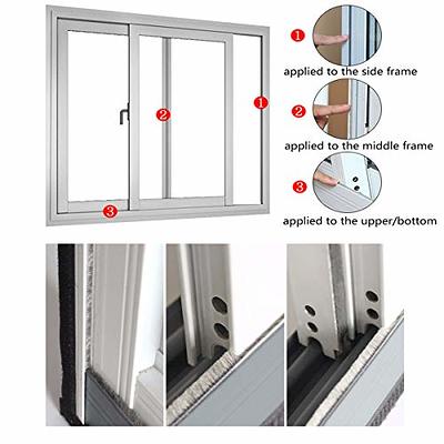 Keeping Fun Indoor Weather Stripping,Self Adhesive Foam Window Seal Strip  for Doors and Windows Soundproofing Weatherstrip Gap Blocker,7/20-Inch x