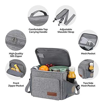 Aosbos Insulated Lunch Box for Men Women Leakproof Cooler Bag