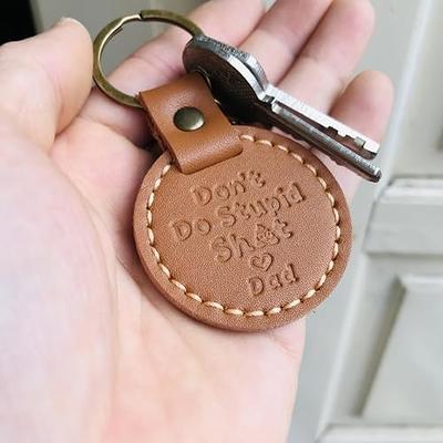 Don't Do Stupid Shit Keychain, 16th Birthday Gift, Love Mom & Dad,Love Dad,  Love Mom, Gift for Son, Gift for Daughter, Christmas, Birthday, New Driver