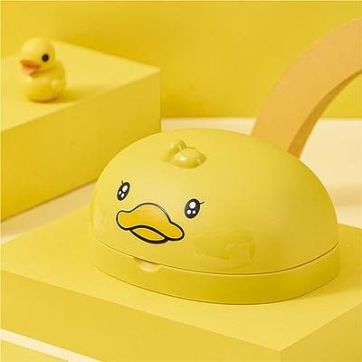 Duck Shape Soap Box Creative Ceramic Drain Soap Dish Bathroom Soap