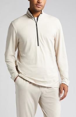 zella Restore Soft Performance Pullover in Grey Pebble Melange at