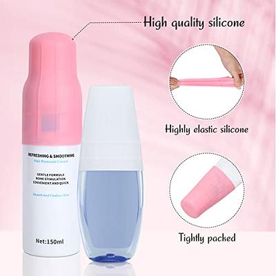 Leak Proof Silicone Travel Bottle Covers Elastic Sleeves for Toiletries