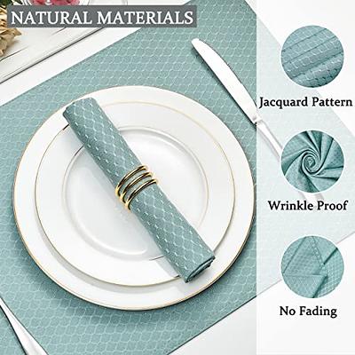 Polyester Square Napkins, Solid Color Napkins, Washable Wrinkle