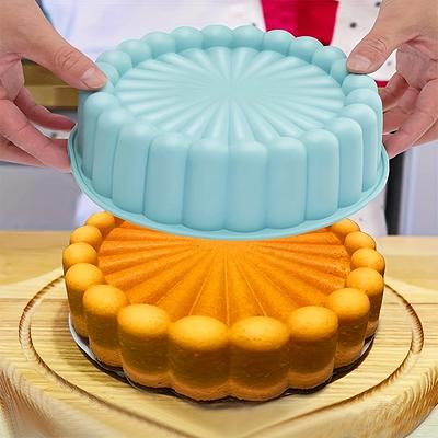 Silicone Bundt Cake Pan Fluted Tube Cake Mold For Perfectly - Temu