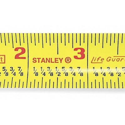 Stanley PowerLock 3.5m/12 ft. x 1/2 in. Tape Measure (Metric/English Scale)  33-215 - The Home Depot