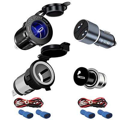 12V Waterproof Car Auto Tractor Cigarette Lighter Power Socket