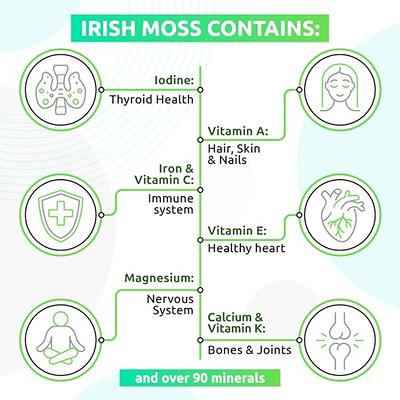 TrueSeaMoss Wildcrafted Irish Sea Moss Gel – Nutritious Organic Raw Seamoss  Rich in Minerals, Proteins & Vitamins – Antioxidant Health Supplement,  Vegan-Friendly Made in USA (Mango/Pineapple,2) - Yahoo Shopping