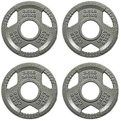 BalanceFrom Cast Iron Plate Weight Plate for Strength Training,  Weightlifting and Crossfit, 1-Inch or 2-Inch, Standard or Olympic