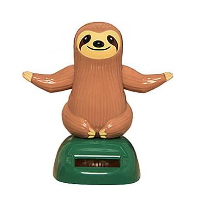 Sloth Solar Dancing Figures, Solar Powered Shaking Hand Doll Toys