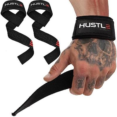 Hustle Lifting Straps Gym Wrist Wraps - The Best 24 Cotton Wrist