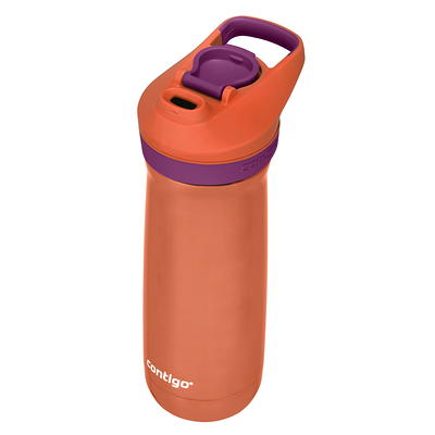 Contigo Kids' Casey Stainless Steel Water Bottle with Spill-Proof Leak-Proof  Lid, Orange, 13 oz. - Yahoo Shopping