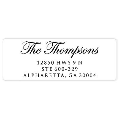 Personalized Return Address Labels with Logo Text Custom Mailing Labels  Stickers Self Adhesive for Envelopes,Wedding,Business Mailings (White &  Clear Stickers) - Yahoo Shopping