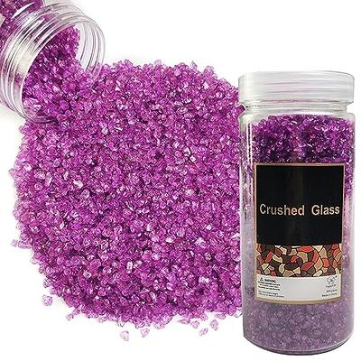 CRUSHED GLASS FOR RESIN ART, craft, home decor, vase filler. Free shipping