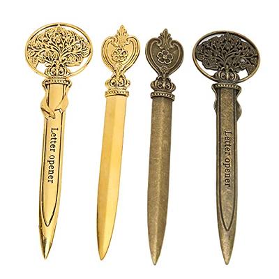 4pcs Letter Openers, Retro Letter Opener Knife Envelope Slitter