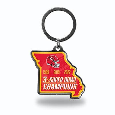 Kansas City Chiefs Super Bowl LVII Champions NFL Key Ring