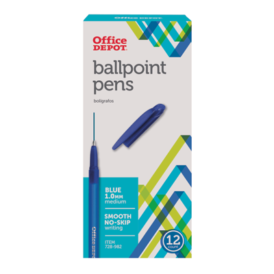 Paper Mate 4621501C Write Bros Blue Ink with Blue Barrel 1mm Ballpoint  Stick Pen - 60/Pack