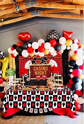 Las Vegas Casino Birthday Party Photo Booth Backdrop Background