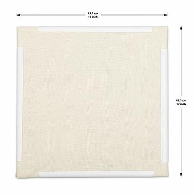 FAMILL (17inchx17inch) Square Plastic Frame for Cross Stitch, Fabric  Painting and Embroidery Holds Fabric Firmly Easy to Adjust Tension for  Various Tasks Complete with Monk s Cloth - Yahoo Shopping