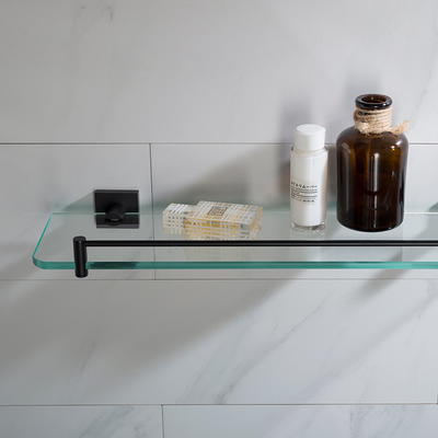 KRAUS Elie Glass Bathroom Corner Shower Shelf with Rail in Brushed Gold -  Yahoo Shopping