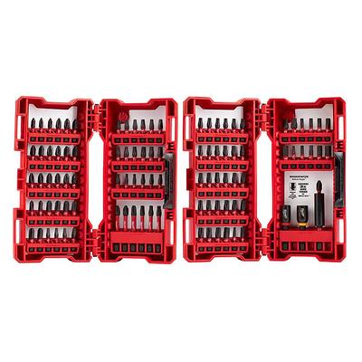 Milwaukee Shockwave Impact Duty Alloy Steel Drill and Screw Driver Bit Set  (100-Piece) 