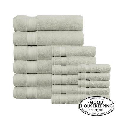 Home Decorators Collection Ultra Plush Soft Cotton Almond Biscotti Ivory  12-Piece Bath Towel Set 12 Piece Almond - The Home Depot