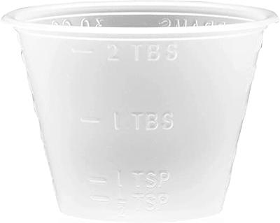 25 Disposable Measuring Cups 30ml Medicine Cup, Essential Oil