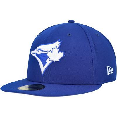 Fanatics Branded Men's Fanatics Branded White/Royal Toronto Blue Jays  Iconic Color Blocked Fitted Hat