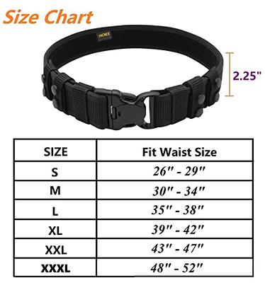 TACNEX Duty Belts Police Law Enforcement Security Correctional Officer  Patrol Belt Nylon Stiff Utility Belt with 4 Belt Keepers 2.25 Wide L -  Yahoo Shopping