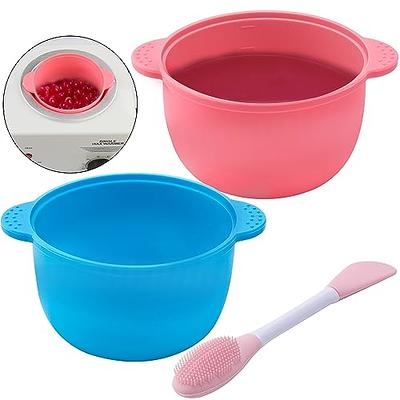 2Pcs Silicone Wax Warmer Liner, Non-Stick Wax Pot Silicone Bowl Replacement