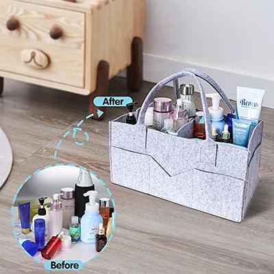  luxury little Extra Large Baby Diaper Caddy Organizer, Portable  Car Caddy, Changing Table Organizer for Diapers, Wipes & Toys, Newborn Baby  Boy & Girl Essentials, Collapsible Baby Basket- Grey : Baby