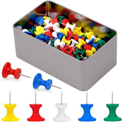 300 Assorted Color Push Pins for Cork Board, Colorful Thumb Tacks