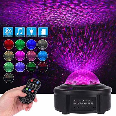 LED Star Projector Galaxy Projector Light, Night Light Projector with White  Noise Soothes Sleep, Music Player for Party, Rotating Lights for Bedroom