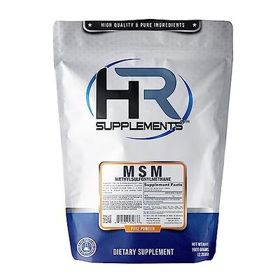 BulkSupplements MSM Powder (Methylsulfonylmethane) - 3 Grams per Serving