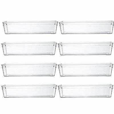 Plastic Drawer Organizer, White, 3 x 3 x 2-In.