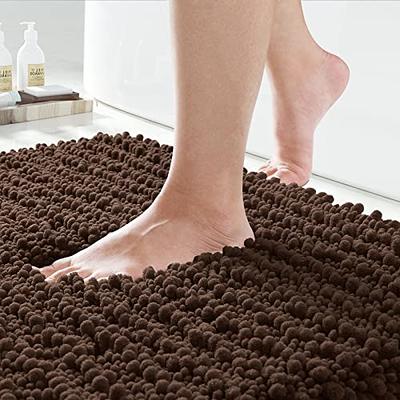 Walensee Bathroom Rug Non Slip Bath Mat (36x24 Inch White) Water Absorbent  Super