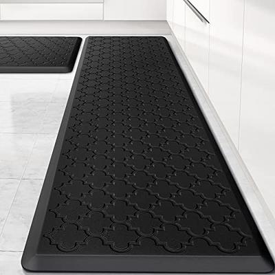 KitchenClouds Kitchen Mat Cushioned Anti Fatigue Rug 17.3x28 Waterproof,  Non Slip, Standing and Comfort Desk/Floor Mats for House Sink Office