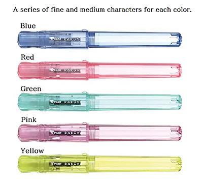 Pilot Kakuno Fountain Pen - Family Series - Transparent Blue - Fine Nib